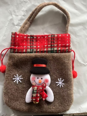 In-stock New Gift Christmas Decorative Small Gift Bag Christmas Apple Bag Candy Bag