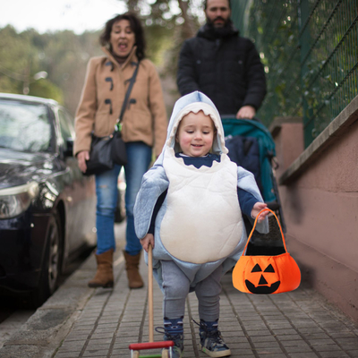 In-stock New Gift Halloween Non-Woven  Tote Bag for Candy and Pumpkin