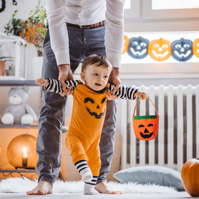 In-stock New Gift Halloween Non-Woven  Tote Bag for Candy and Pumpkin