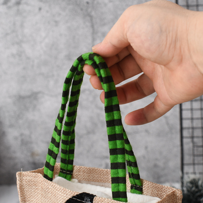 In-stock New Halloween Gift Non-woven Tote Bag Candy Pumpkin Bag Decoration Prop Gift Bag