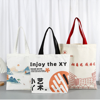 Customized Cheap  Polyester Canvas Gift Bag Promotion Handbag