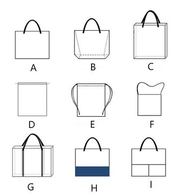 Customized Cheap  Polyester Canvas Gift Bag Promotion Handbag