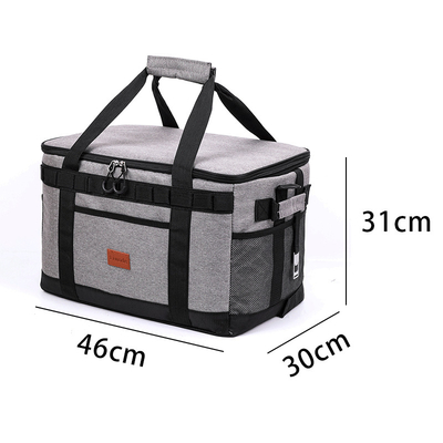 42L Large Capacity Insulation Bag Outdoor Camping Ice Pack Foldable Storage Picnic Cooler Bag