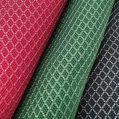 Sandwich Mesh Fabric Embedded Silver Wire 1.5mm Thick for Sneaker Tongue/Backpack Panels