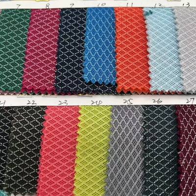 Sandwich Mesh Fabric Embedded Silver Wire 1.5mm Thick for Sneaker Tongue/Backpack Panels