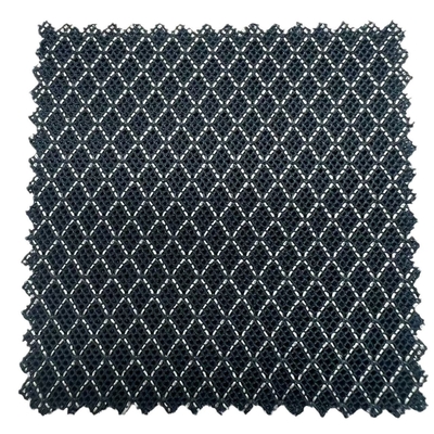 Sandwich Mesh Fabric Embedded Silver Wire 1.5mm Thick for Sneaker Tongue/Backpack Panels