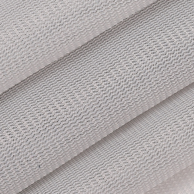 50D Textured Plain Weave Fabric Wavy Fine Mesh Polyester mesh fabric
