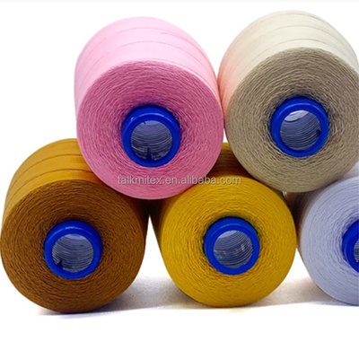 20S/2 100% Polyester Melange Yarn Raw Pattern Medium Thick Thread for Weaving High-Speed Flatbed Baota Line for Luggage Denim