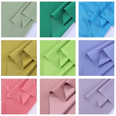 Jiaxing Factory Supplier 100% Polyester Greige Knitted Fabric Plain Style Textile Raw Material for Lining and Garments