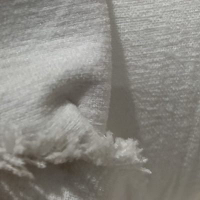 Jiaxing Factory Supplier High Elastic Chenille Greige Fabric Knitted Plain Style Textile Raw Material for Lining Garment Use