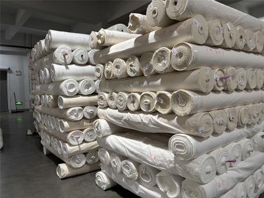 Jiaxing Factory Supplier High Elastic Chenille Greige Fabric Knitted Plain Style Textile Raw Material for Lining Garment Use