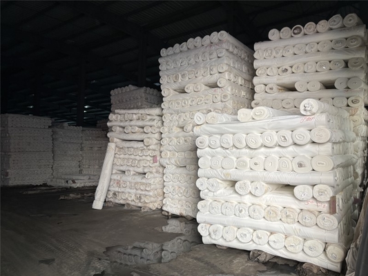 Jiaxing Factory Supplier High Elastic Chenille Greige Fabric Knitted Plain Style Textile Raw Material for Lining Garment Use