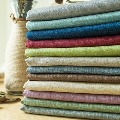 2025 Home Textile Print and Dyed Linen Cotton and Viscose Woven Fabric