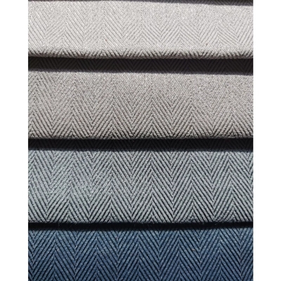Jiaxing Factory  Velvet Sofa Fabric Metallic Jacquard Fabric Upholstery Fabric Herringbone Velvet