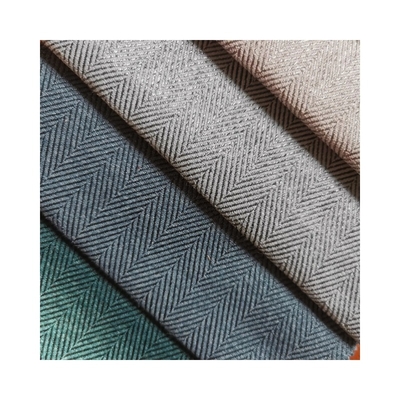 Jiaxing Factory  Velvet Sofa Fabric Metallic Jacquard Fabric Upholstery Fabric Herringbone Velvet