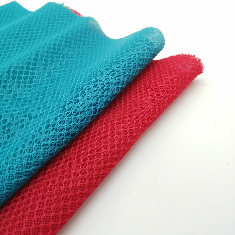 Hexagonal Sandwich Mesh 2.0mm Thickness with Polyester Interwoven Yarns - Airflow Optimized for Ergonomic Chair/Backpack Panels
