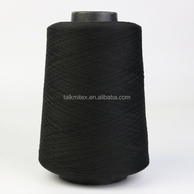 500g 150D/48F Melange Polyester Yarn Low Elastic Edge Protection for Clothing Lock for Weaving Black White Silk Code Edge Line